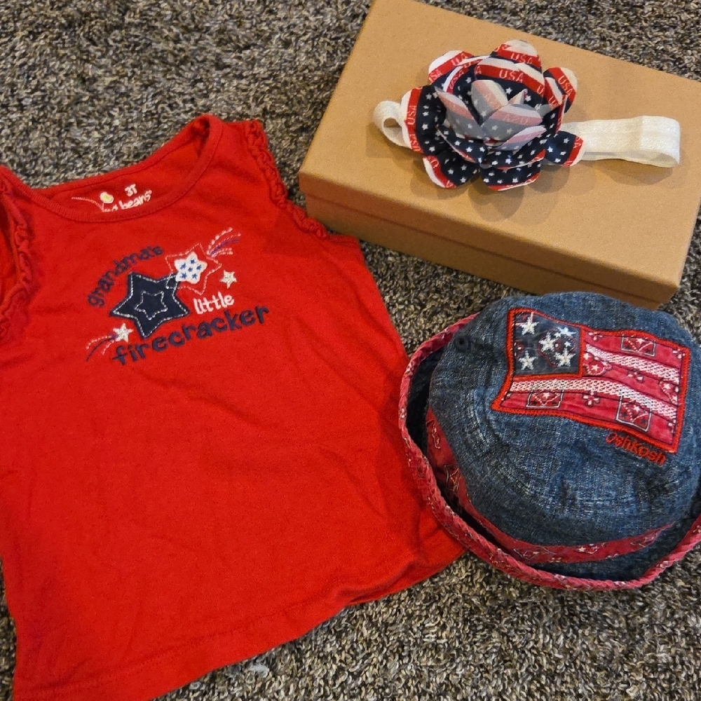 Jumping Beans Red Tank Top - Little Firecracker